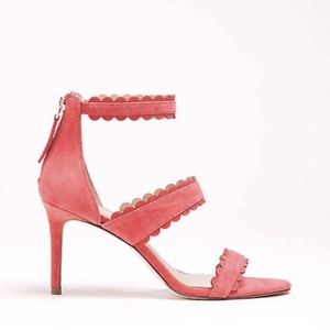 Ann Taylor Raina scalloped heeled sandal